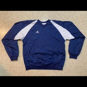 Blue Adidas Vintage Windbreaker